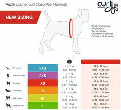 Curli Apple Leather Dog Harness