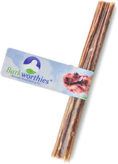 Barkworthies All Natural Braided Beef Gullet Chew Sticks, 6" 4 ct