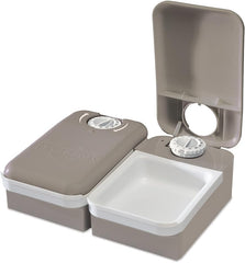PetSafe Automatic 2 Meal Pet Feeder with Battery Powered Programmable Timer, 3 Cups Total Capacity, Cat and Small to Medium Dog Food Dispenser