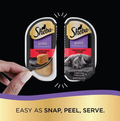 Sheba Wet Food Sheba Perfect Portions Wet Cat Food Pate In Natural Juices Tender Beef Entree