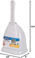 Petmate Scoop N' Hide Cat Litter Scoop with Discreet Litter Scoops Holder; White