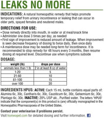 HomeoPet Leaks No More 15 ml