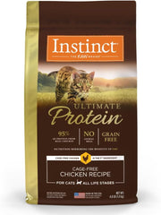 Instinct Ultimate Protein Grain Free Cage Free Chicken Recipe Natural Dry Cat Food.