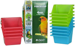 A & E Cages Universal Food and Water Cups Display Assorted 12 count