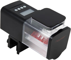 AQUATOP Programmable Fish Feeder – 1-4 Feedings Per Day, Holds 450ml – Versatile Automatic Feeder for Convenient, Consistent Fish Feeding