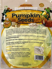Pumpkin Seeds, 5 Oz Bag - Real Pumpkin Seeds for Birds and Small Animals - Rabbits, Hamsters, Mice, Gerbils, Rats, Cockatiels, Parrots, Macaws, Conures