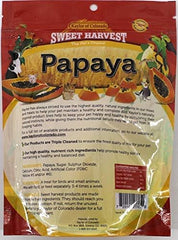 Papaya Treat, 6.5 Oz Bag - Real Fruit for Birds and Small Animals - Rabbits, Hamsters, Guinea Pigs, Mice, Gerbils, Rats, Cockatiels, Parrots, Macaws, Conures
