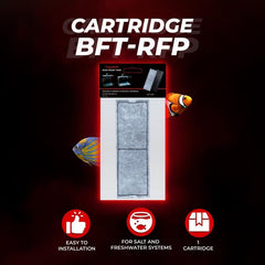 Aquatop Premium Carbon Replacement Filtration Pad for BFT-08 & BFT-13 Tanks – Improves Water Clarity and Filtration Efficiency, BFT-RFP