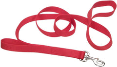 Coastal - Loops 2 - Double Handle Dog Leash, Red, 1" x 06'