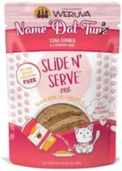 Weruva Wet Cat Food, Name Dat Tuna with Tuna Pate, Slide N Serve Pouch (Pack of 12)
