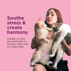 Comfort Zone Single & Multi-Cat Calming Diffuser Kit for a Soothing Home 96ml Pack of 2