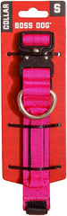 Boss Dog Tactical Adjustable Collar, Hot Pink