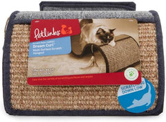 Petlinks Dream Curl Carpet & Sisal Curled Cat Scratcher - Brown/Gray, One Size
