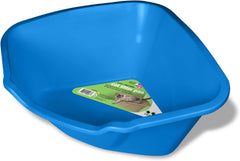 Van Ness Corner High Sides Cat Litter Pan, Large, Blue