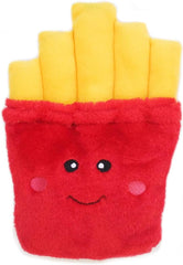 ZippyPaws NomNomz - Dog Squeaky Toys to Keep Them Busy, Funny Food Plush for Small & Medium Dogs, Cute Stuffed Puppy Toy, Pet Products, Gift for Dogs of All Breeds, Soft and Cuddly - Fries