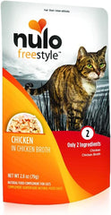 Nulo, Freestyle Chicken in Broth Cat Food Pouch, 2.8 oz 24 Pack