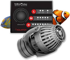 Aquatop MaxFlow MWV-1000 DC Wavemaker Pump with Controller - For 25-55 Gallon Aquariums - Safe for Salt & Freshwater - Energy-Efficient, Low Power Use
