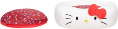 Hello Kitty and Friends Hello Kitty Pet Bed - Pet Bolster Bed with Character Design and Machine Washable Removable Insert
