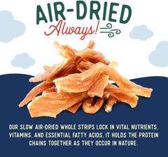 Beg & Barker Turkey Jerky Strips for Dogs - Dog Training Treats - Natural Dog Treats Made in The USA - Grain Free, Diabetic-Friendly, High Protein, Sugar-Free