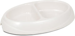 Petmate Double Dish Ultra-Light Microban Pet Dish