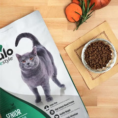 Nulo Senior Freestyle Limited Plus Grain Free Dry Cat Food: All Natural Limited Ingredient Diet For Digestive & Immune Health - Allergy Sensitive Non Gmo Alaska Pollock, Duck & Sweet Potato Recipe