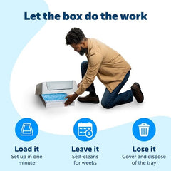 ScoopFree by PetSafe Complete Classic Auto Self-Cleaning Litter Box, Large