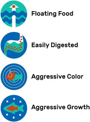 Hikari Cichlid Excel Floating Pellets for Pets