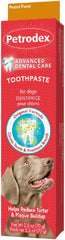 Petrodex Toothpaste for Dogs and Puppies, Cleans Teeth and Fights Bad Breath, Reduces Plaque and Tartar Formation, Enzymatic Toothpaste, Peanut Flavor, 2.5oz