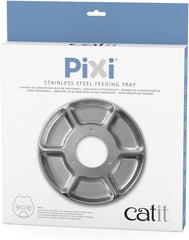 Catit PIXI 6-Meal Feeder Replacement Tray – Dishwasher Safe, Durable, Food-Grade Stainless Steel, Easy-Clean Design, Fits PIXI Smart 6-Meal Cat Feeder