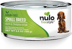 Nulo Freestyle Small Breed Duck & Chickpeas Recipe Canned Dog Food, 5.5-oz, 24 pk