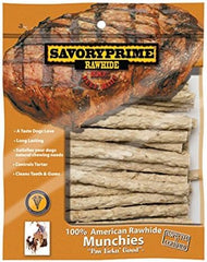Savory Prime 5" White American Twist Sticks Dog Treats 30 Count