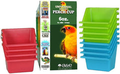 A & E Cages Universal Food and Water Cups Display Assorted 12 count