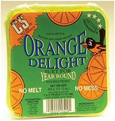C&S Products Orange Delight Assorted Species Wild Bird Food Beef Suet 11.75 oz.