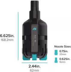 Aqua Illumination AI Axis Centrifugal Smart Controllable Aquarium Pump - 400 GPH, Ultra Quiet Energy Efficient (Axis 40)