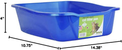 Van Ness Pets Extra Small Open Cat Litter Box, Kitten/Rabbit Size