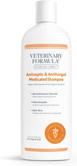 Veterinary Formula Clinical Care Antiseptic and Antifungal Medicated Shampoo for Dogs & Cats – Helps Alleviate Scaly, Greasy, red Skin – Paraben, Dye, Soap-Free (1 Pack)