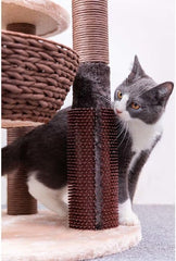 PetPals Group Pharaoh Multi-Functional Handwoven Cat Tree with Scratching Posts, 48.5" H