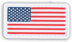 Boss Dog Tactical Rubber Hook-Backed Patch for Boss Tactical Collars, Full Color USA Flag