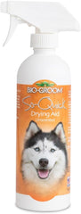 Bio-Groom So Quick Dry Dog Spray - Detangler Spray for Dogs & Cats, Shortens Drying Time, Unscented, Cruelty-Free, Made in USA, Dog Grooming Products