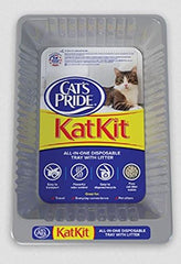 Cat's Pride, Disposable Litter Pan, Includes Pan & Litter All In One (1 Pack) 3.9 lb