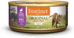 Instinct Original Grain Free Real Rabbit Recipe Natural Wet Canned Cat Food, 3 oz. Cans (Case of 24)