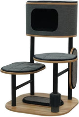 PetPals 37" High Industrial Chic Design & Stylish Modern Cat Tree, Contemporary & Urban Style Cat Tower - Large