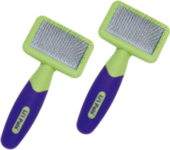 Coastal Pet Li'l Pals Dog Slicker Brush with Coated Tips - Dog Grooming Brush for Small Breeds & Puppies - One Size