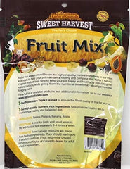 Fruit Mix Treat, 5.0 Oz Bag - Real Fruit for Birds and Small Animals - Rabbits, Hamsters, Guinea Pigs, Mice, Gerbils, Rats, Cockatiels, Parrots, Macaws, Conures