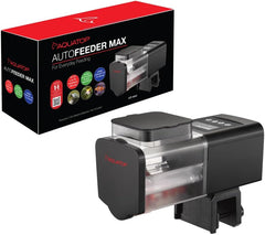 AQUATOP Programmable Fish Feeder – 1-4 Feedings Per Day, Holds 450ml – Versatile Automatic Feeder for Convenient, Consistent Fish Feeding