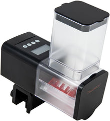 AQUATOP Programmable Fish Feeder – 1-4 Feedings Per Day, Holds 450ml – Versatile Automatic Feeder for Convenient, Consistent Fish Feeding