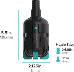 Aqua Illumination AI Axis Centrifugal Smart Controllable Aquarium Pump - 185 GPH, Ultra Quiet Energy Efficient (Axis 20)