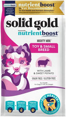 Solid Gold Toy & Small Breed Dry Dog Food Small Bites – Real Lamb, Grain Free, Gluten Free, High Fiber Healthy Kibble w/Probiotics for Gut Health & Digestion Support– All Ages NutrientBoost 3.75-lb