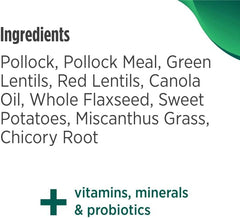 Nulo Puppy & Adult Freestyle Limited Plus Dry Dog Food: All Natural Ingredient Diet For Digestive & Immune Health - Allergy Sensitive Non Gmo Alaska Pollock & Lentils Recipe