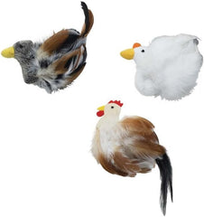 SPOT Ethical Pet 3 Pack Birds of A Feather Cat Toys, Assorted